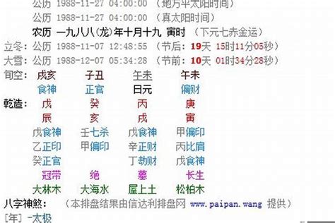 生成八字|生辰八字算命、五行喜用神查询（免费测算）